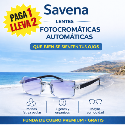 Gafas multifocales SAVENA + Funda de cuero GRATIS | OFERTA 2X1